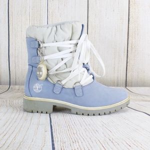 Timberland Insulated Snow Boots Fleece Lined Blue